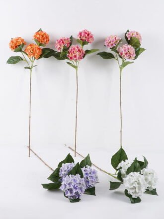 Artificial Flower 31*9*83cm Hydrangea Anti-UV  *3 single stem GS-15426038-UV-P1 2026Jun 3,000+ sqm showroom with thousands of artificial flowers, plants & trees ready for global sourcing.