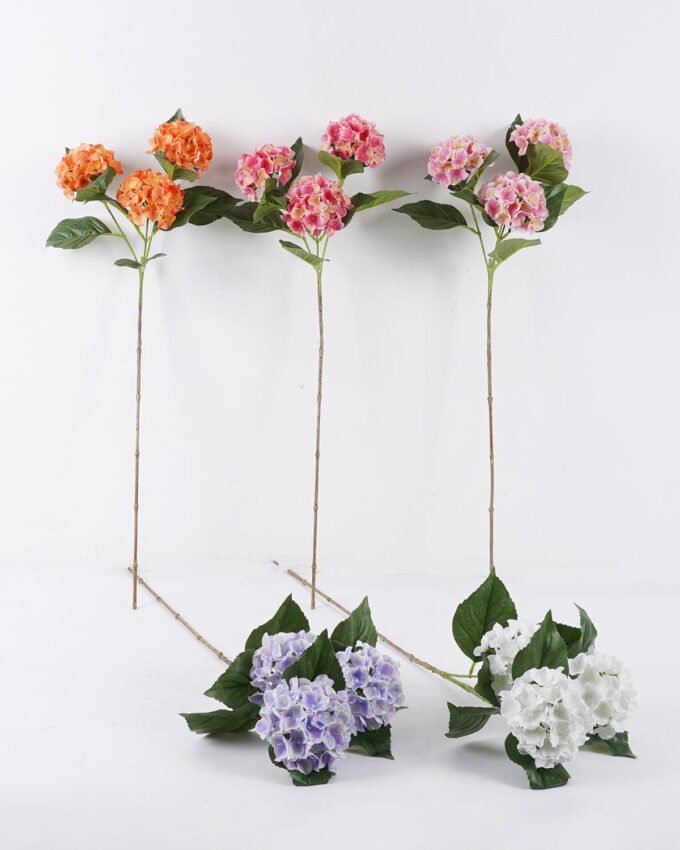 Artificial Flower 31*9*83cm Hydrangea Anti-UV  *3 single stem GS-15426038-UV 2026Jun 3,000+ sqm showroom with thousands of artificial flowers, plants & trees ready for global sourcing.