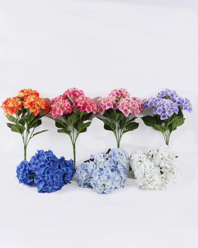 Artificial Flower 35*20*55cm Hydrangea Anti-UV *5 bush GS-15426036-UV 2026Jun 3,000+ sqm showroom with thousands of artificial flowers, plants & trees ready for global sourcing.