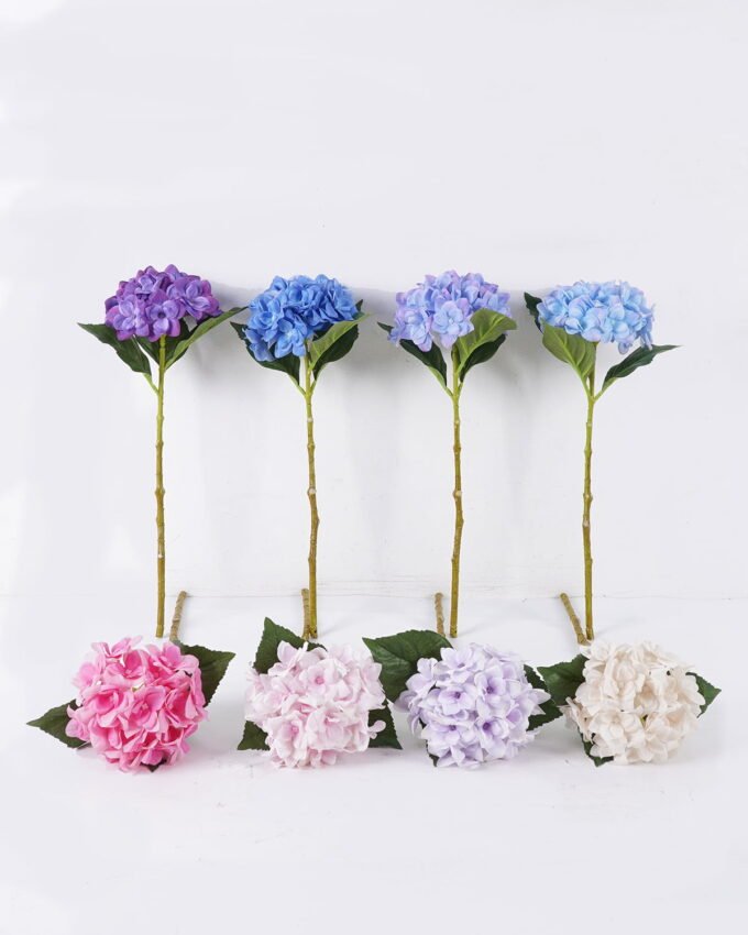 Artificial Flower 18*9*45cm Hydrangea Anti-UV  single stem GS-15426041-UV 2026Jun 3,000+ sqm showroom with thousands of artificial flowers, plants & trees ready for global sourcing.