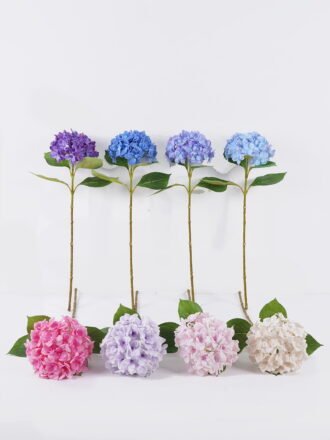Artificial Flower 32*14*65cm Hydrangea Anti-UV  single stem GS-15426042-UV-P1 2026Jun 3,000+ sqm showroom with thousands of artificial flowers, plants & trees ready for global sourcing.