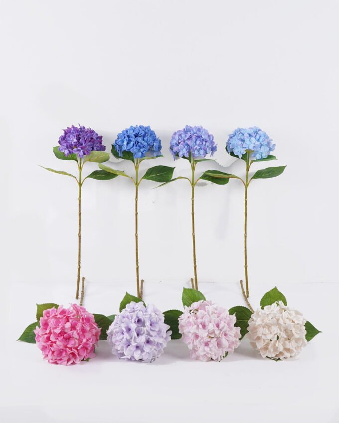 Artificial Flower 32*14*65cm Hydrangea Anti-UV  single stem GS-15426042-UV 2026Jun 3,000+ sqm showroom with thousands of artificial flowers, plants & trees ready for global sourcing.