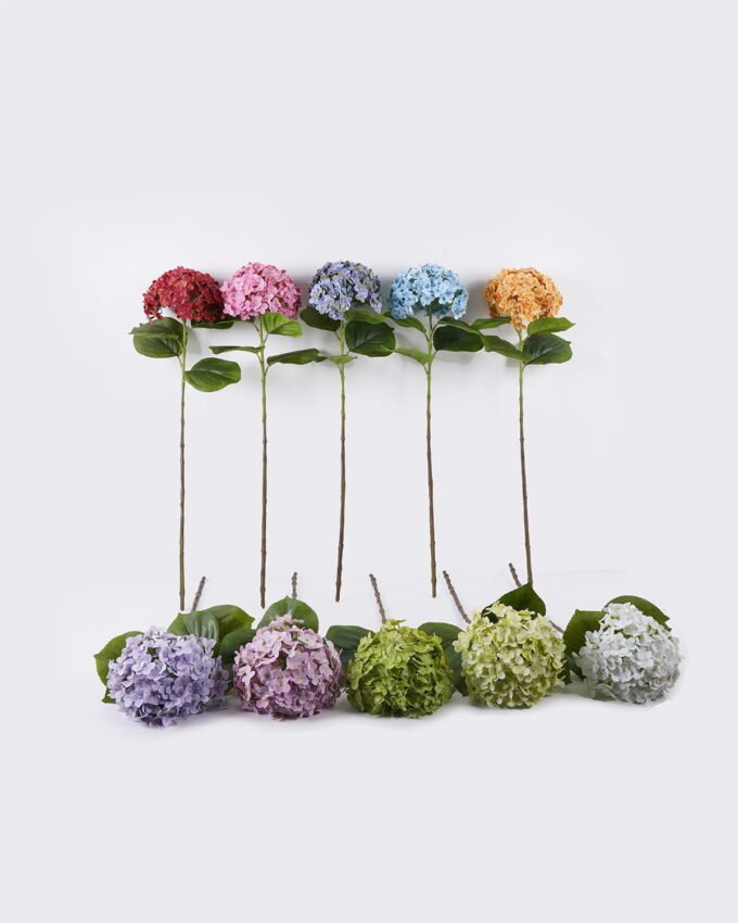 Artificial Flower 19*15*81cm Hydrangea single stem GS-31326001 2026Jul 3,000+ sqm showroom with thousands of artificial flowers, plants & trees ready for global sourcing.