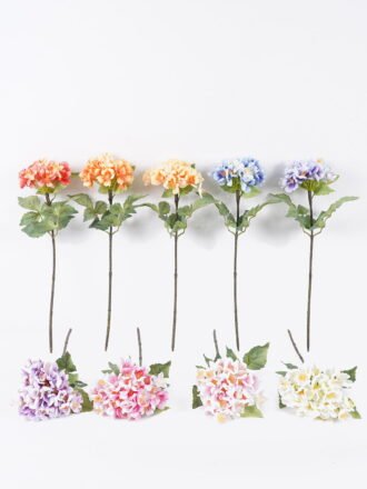 Artificial Flower 14*10*51cm Hydrangea single stem GS-71226012-B1 2026Aug 3,000+ sqm showroom with thousands of artificial flowers, plants & trees ready for global sourcing.
