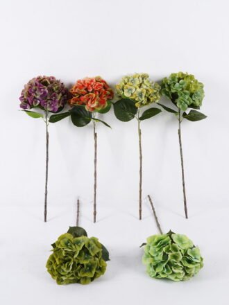 Artificial Flower 18*13*64cm Hydrangea single stem/moist real touch GS-71326002-Y2 2026Aug 3,000+ sqm showroom with thousands of artificial flowers, plants & trees ready for global sourcing.