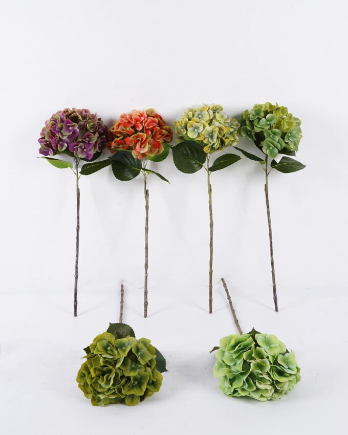 Artificial Flower 18*13*64cm Hydrangea single stem/moist real touch GS-71326002 2026Aug 3,000+ sqm showroom with thousands of artificial flowers, plants & trees ready for global sourcing.