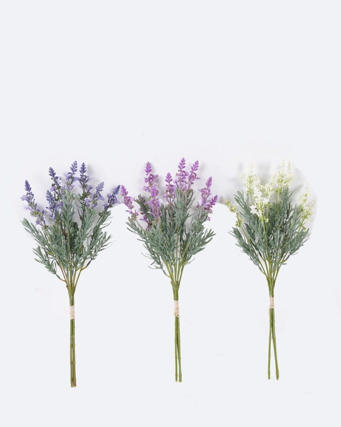 Artificial Flower 12*6*47cm Lavender *3 bouquet GS-05526009 2026Jun 3,000+ sqm showroom with thousands of artificial flowers, plants & trees ready for global sourcing.
