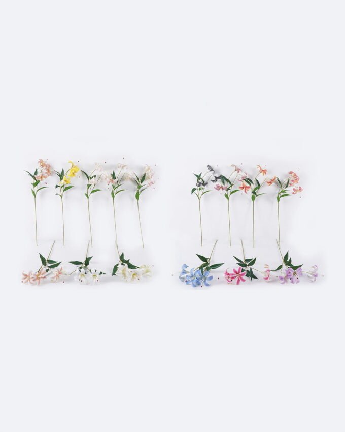Artificial Flower 20*10*72cm Lily *3 single stem GS-64925035 2026Aug 3,000+ sqm showroom with thousands of artificial flowers, plants & trees ready for global sourcing.