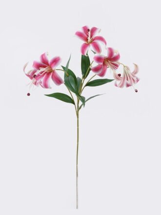 Artificial Flower 22*12*72cm Lily *5 single stem GS-64925036-H1 2026Aug 3,000+ sqm showroom with thousands of artificial flowers, plants & trees ready for global sourcing.
