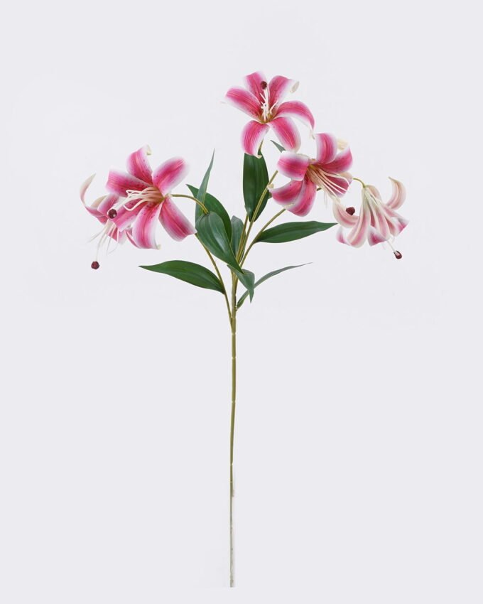 Artificial Flower 22*12*72cm Lily *5 single stem GS-64925036-R1 2026Aug 3,000+ sqm showroom with thousands of artificial flowers, plants & trees ready for global sourcing.