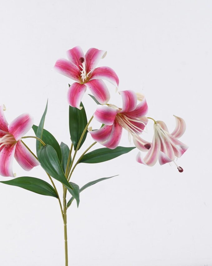 Artificial Flower 22*12*72cm Lily *5 single stem GS-64925036-R1 2026Aug 3,000+ sqm showroom with thousands of artificial flowers, plants & trees ready for global sourcing.