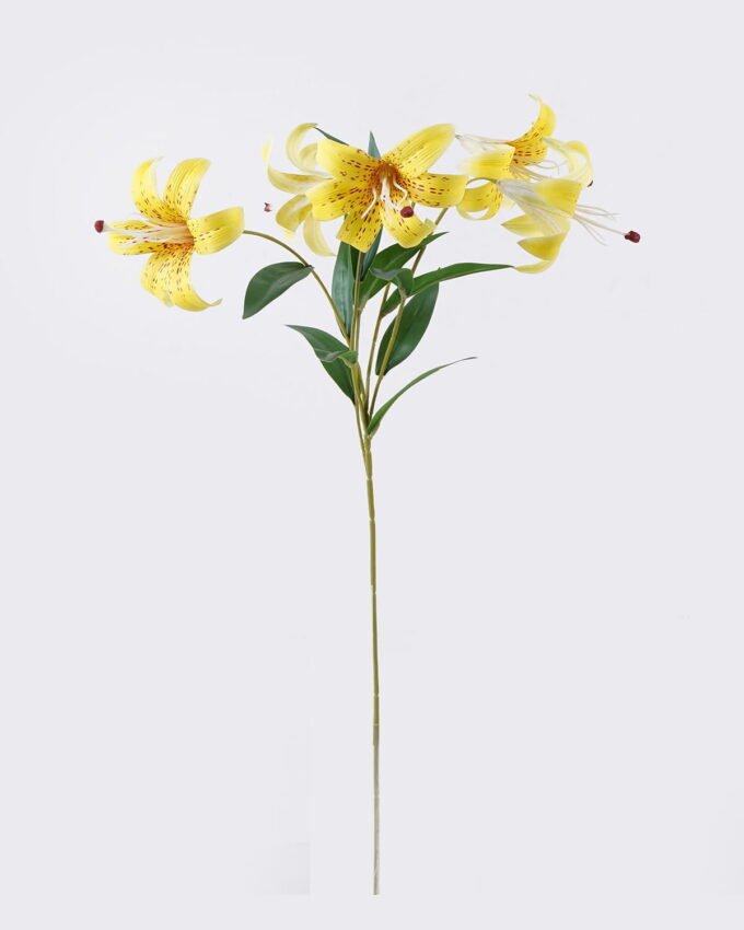 Artificial Flower Lily 5 single stem GS-64925036_7 Artificial Flower 22*12*72cm Lily *5 single stem GS-64925036 2026Aug 3,000+ sqm showroom with thousands of artificial flowers, plants & trees ready for global sourcing.