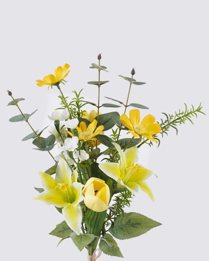 Artificial Flower 25*17*55cm Lily *7 bush GS-16826024-Y1 2026Jul 3,000+ sqm showroom with thousands of artificial flowers, plants & trees ready for global sourcing.