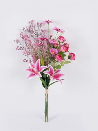 Artificial Flower 40*30*70cm Lily rose mixed bundle GS-03325193 2026Jun 3,000+ sqm showroom with thousands of artificial flowers, plants & trees ready for global sourcing.