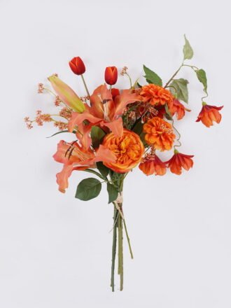 Artificial Flower 30*28*63cm  Austin Rose Eucalyptus mixed bundle GS-03325192 2026Jun 3,000+ sqm showroom with thousands of artificial flowers, plants & trees ready for global sourcing.
