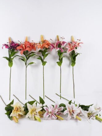 Artificial Flower 20*12*95cm Vanda *7 single stem /moist real touch GS-79826003-R1 2026SEP 3,000+ sqm showroom with thousands of artificial flowers, plants & trees ready for global sourcing.