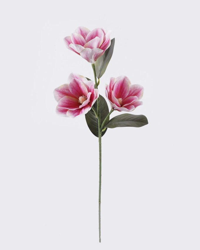 Artificial Flower 15*10*68cm Magnolia *3  single stem GS-64925039-P2 2026Aug 3,000+ sqm showroom with thousands of artificial flowers, plants & trees ready for global sourcing.