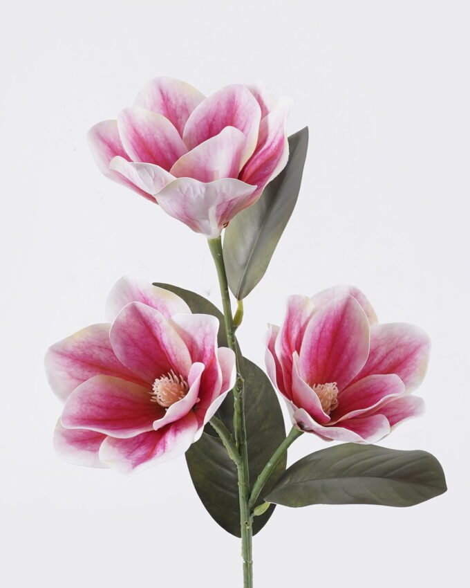 Artificial Flower 15*10*68cm Magnolia *3  single stem GS-64925039-P2 2026Aug 3,000+ sqm showroom with thousands of artificial flowers, plants & trees ready for global sourcing.