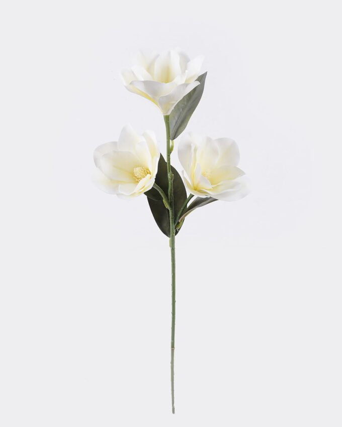 Artificial Flower 15*10*68cm Magnolia *3  single stem GS-64925039-W2 2026Aug 3,000+ sqm showroom with thousands of artificial flowers, plants & trees ready for global sourcing.
