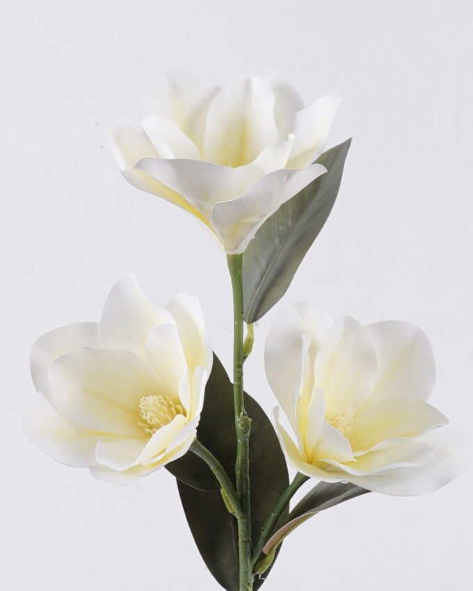 Artificial Flower 15*10*68cm Magnolia *3  single stem GS-64925039-W2 2026Aug 3,000+ sqm showroom with thousands of artificial flowers, plants & trees ready for global sourcing.