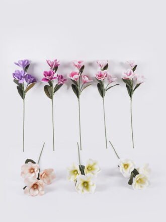 Artificial Flower 15*10*68cm Magnolia *3  single stem GS-64925039-P2 2026Aug 3,000+ sqm showroom with thousands of artificial flowers, plants & trees ready for global sourcing.