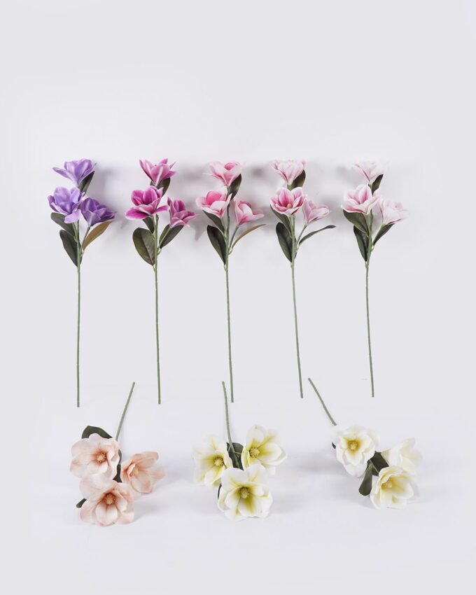 Artificial Flower 15*10*68cm Magnolia *3  single stem GS-64925039 2026Aug 3,000+ sqm showroom with thousands of artificial flowers, plants & trees ready for global sourcing.