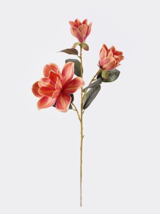 Artificial Flower 24*13*82cm Magnolia *3  single stem/real touch GS-64925040-P1 2026Aug 3,000+ sqm showroom with thousands of artificial flowers, plants & trees ready for global sourcing.