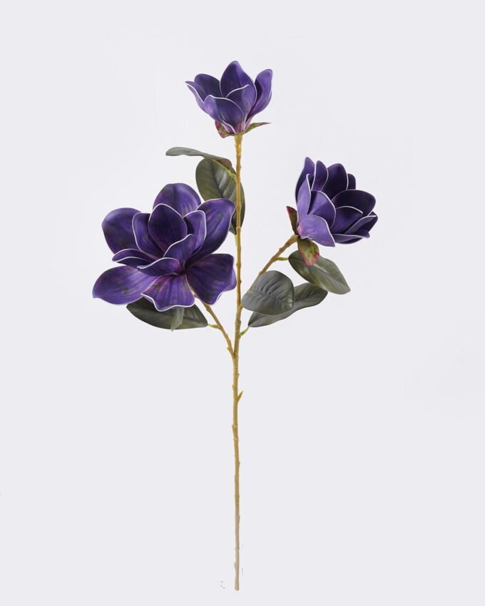 Artificial Flower 24*13*82cm Magnolia *3  single stem/real touch GS-64925040 2026Aug 3,000+ sqm showroom with thousands of artificial flowers, plants & trees ready for global sourcing.