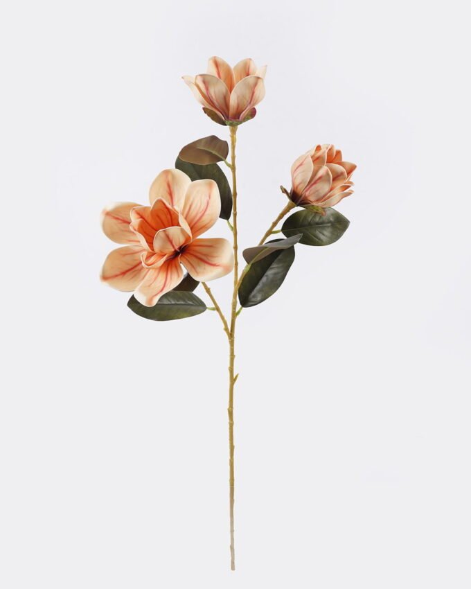 Artificial Flower 24*13*82cm Magnolia *3  single stem/real touch GS-64925040 2026Aug 3,000+ sqm showroom with thousands of artificial flowers, plants & trees ready for global sourcing.