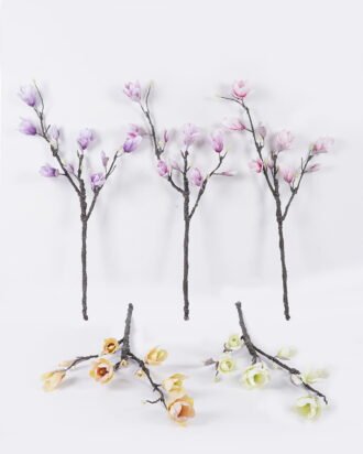 Artificial Flower 30*5*76cm Magnolia flower single stem GS-71226001 2026Aug 3,000+ sqm showroom with thousands of artificial flowers, plants & trees ready for global sourcing.