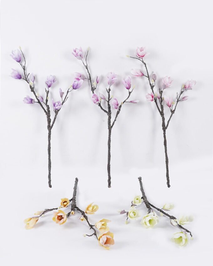 Artificial Flower 30*5*76cm Magnolia flower single stem GS-71226001 2026Aug 3,000+ sqm showroom with thousands of artificial flowers, plants & trees ready for global sourcing.