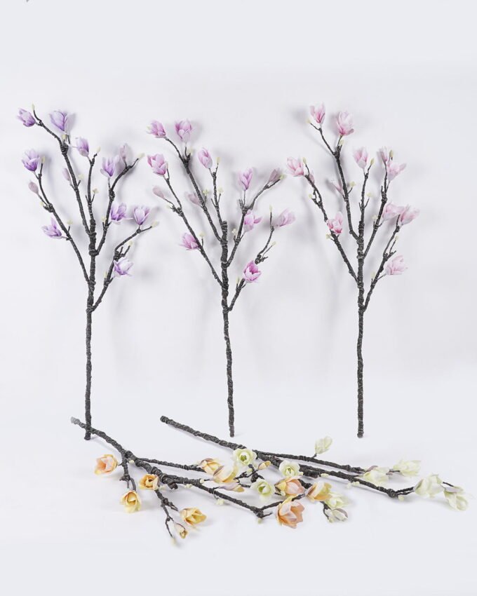 Artificial Flower 27*6*103cm Magnolia flower single stem GS-71226002 2026Aug 3,000+ sqm showroom with thousands of artificial flowers, plants & trees ready for global sourcing.