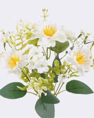 Artificial Flower 16*10*31cm Mini Chinese rose bush*7 GS-74226001-RST 2026Aug 3,000+ sqm showroom with thousands of artificial flowers, plants & trees ready for global sourcing.