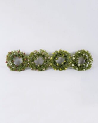 Artificial Flower 20*9*20cm Mixed Rattan Floral wreath GS-59126014 2026Aug 3,000+ sqm showroom with thousands of artificial flowers, plants & trees ready for global sourcing.
