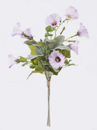 Artificial Flower 18*10*43cm Morning glory in glass GS-77326013 2026Aug 3,000+ sqm showroom with thousands of artificial flowers, plants & trees ready for global sourcing.