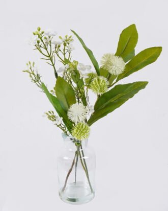 Artificial Flower 9*7*25cm Myricaceae in glass GS-77326002-G1 2026Aug 3,000+ sqm showroom with thousands of artificial flowers, plants & trees ready for global sourcing.