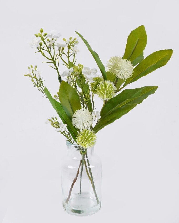 Artificial Flower 9*7*25cm Myricaceae in glass GS-77326002-G1 2026Aug 3,000+ sqm showroom with thousands of artificial flowers, plants & trees ready for global sourcing.