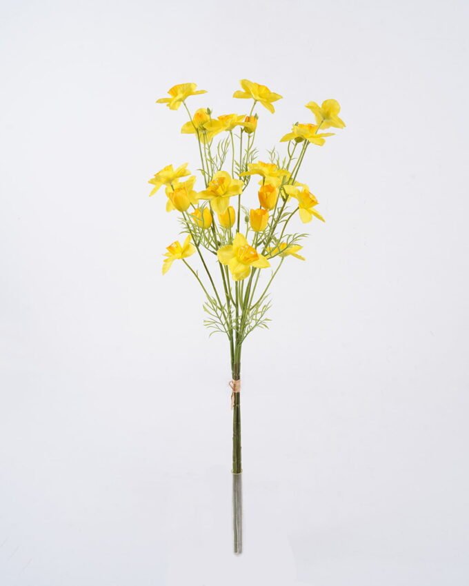 Artificial Flower Narcissu 3 bouquet GS-00526052_3 Artificial Flower 19*10*77cm Narcissu *3 bouquet GS-00526052 2026Jun 3,000+ sqm showroom with thousands of artificial flowers, plants & trees ready for global sourcing.