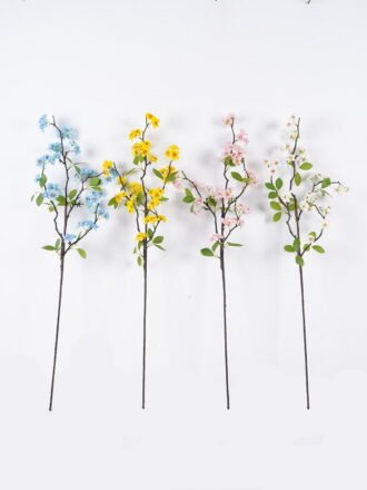 Artificial Flower 20*9*87cm Oriental cherry  single stem GS-83726013-W1 2026SEP 3,000+ sqm showroom with thousands of artificial flowers, plants & trees ready for global sourcing.