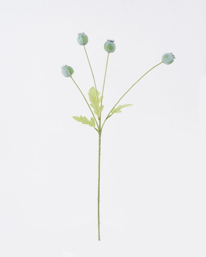 Artificial Flower 10*5*66cm Papaver fruit *4  single stem GS-77626002 2026Aug 3,000+ sqm showroom with thousands of artificial flowers, plants & trees ready for global sourcing.