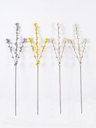 Artificial Flower 10*4*89cm Peach blossom *3 single stem GS-83726004-P1 2026SEP 3,000+ sqm showroom with thousands of artificial flowers, plants & trees ready for global sourcing.