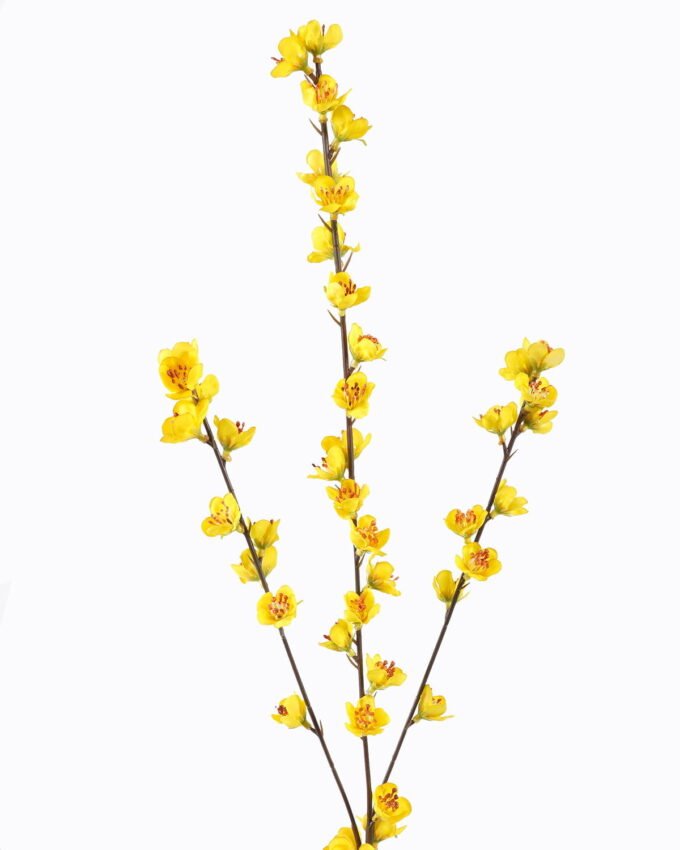Artificial Flower 10*4*89cm Peach blossom *3 single stem GS-83726004 2026SEP 3,000+ sqm showroom with thousands of artificial flowers, plants & trees ready for global sourcing.