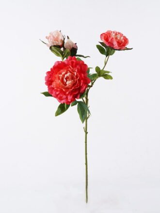 Artificial Flower 22*13*68cm Peony *4 single stem/moist real touch GS-35026005 2026Jul 3,000+ sqm showroom with thousands of artificial flowers, plants & trees ready for global sourcing.