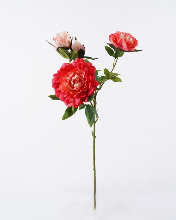 Artificial Flower 22*13*68cm Peony *4 single stem/moist real touch GS-35026005-R1 2026Jul 3,000+ sqm showroom with thousands of artificial flowers, plants & trees ready for global sourcing.