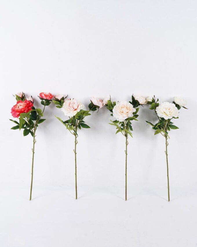 Artificial Flower 22*13*68cm Peony *4 single stem/moist real touch GS-35026005 2026Jul 3,000+ sqm showroom with thousands of artificial flowers, plants & trees ready for global sourcing.