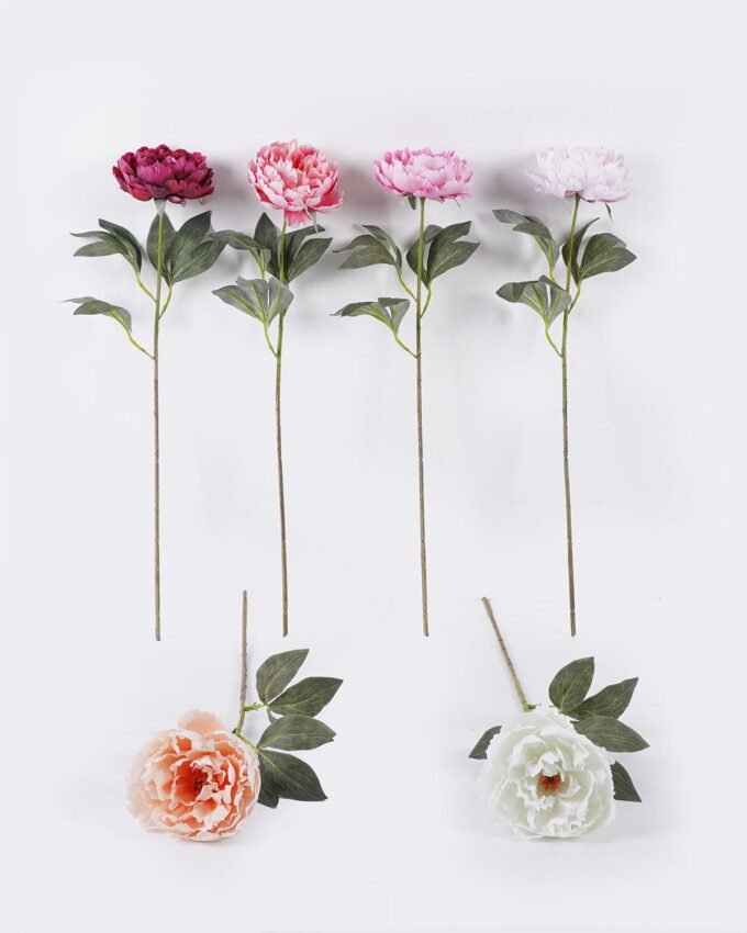 Artificial Flower 13*9*68cm Peony Anti-UV single stem GS-15426033-UV 2026Jun 3,000+ sqm showroom with thousands of artificial flowers, plants & trees ready for global sourcing.