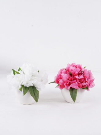 Artificial Flower 18*18*20cm Peony in Glass ware GS-06926002-W1 2026Jun 3,000+ sqm showroom with thousands of artificial flowers, plants & trees ready for global sourcing.