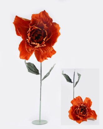 Artificial Flower 70*55*180cm Peony  in iron plate GS-76126003 2026Aug 3,000+ sqm showroom with thousands of artificial flowers, plants & trees ready for global sourcing.