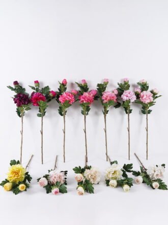 Artificial Flower 20*17*70cm Peony * single stem /moist real touch GS-79826005-P4 2026SEP 3,000+ sqm showroom with thousands of artificial flowers, plants & trees ready for global sourcing.