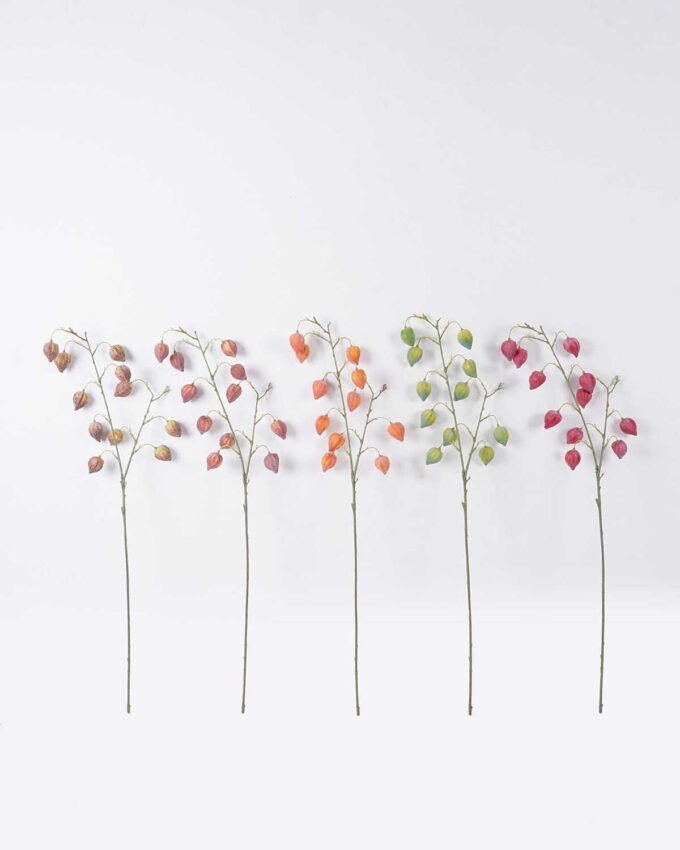 Artificial Flower 25*8*90cm Physalis peruviana *11 single stem GS-77626006 2026Aug 3,000+ sqm showroom with thousands of artificial flowers, plants & trees ready for global sourcing.